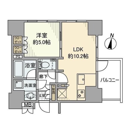 プレミスト大宮Terminal Marksの物件間取画像
